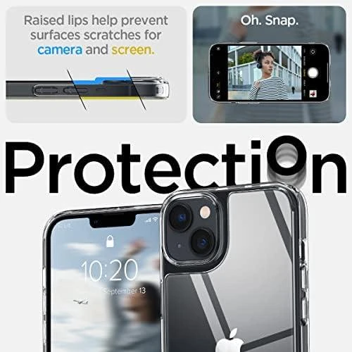 Spigen Quartz Hybrid Apple iPhone 14 Plus Crystal dėklas telefonui skaidrus