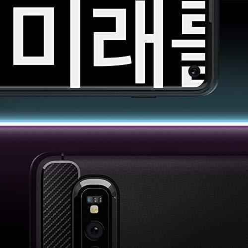 Spigen Rugged Armor - dėklas skirtas Samsung Galaxy S10 Juodas