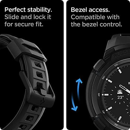 Išmaniojo laikrodžio Samsung Galaxy Watch 4 dirželis, Juodos spalvos, 46mm
