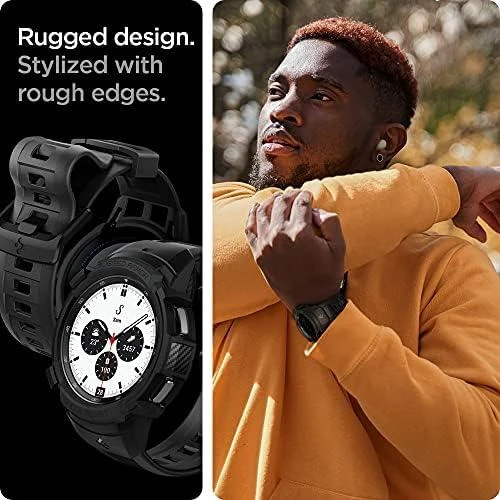 Išmaniojo laikrodžio Samsung Galaxy Watch 4 dirželis, Juodos spalvos, 46mm