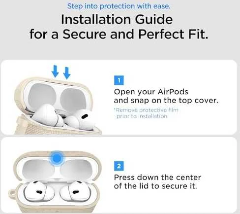 Spigen Urban Fit dėklas skirtas AirPods 3 – juodos spalvos