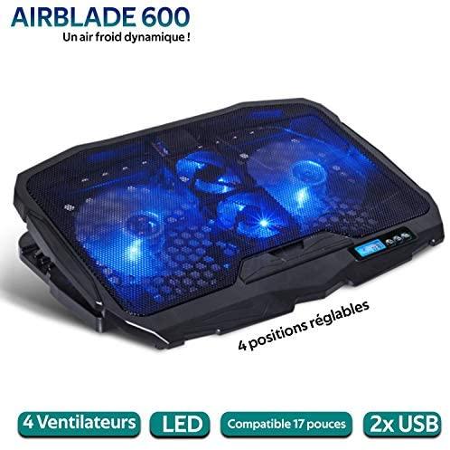 Spirit Of Gamer Vėsinimo Stovas Airblade 600 Mėlyna