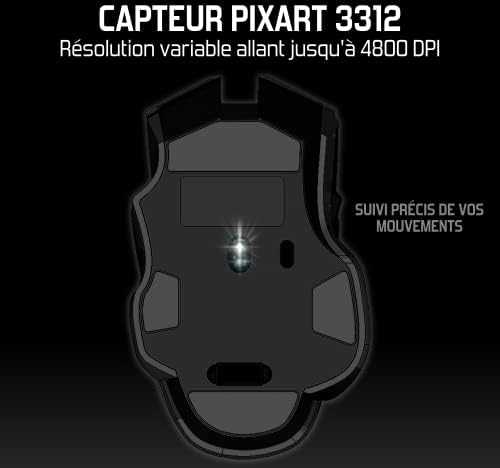 Carruzzo Spirit Of Gamer ELITE M70 RGB Belaidė pelė žaidimams Juodas