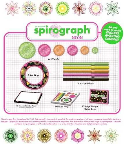 Dante Spirografas Neon 23344