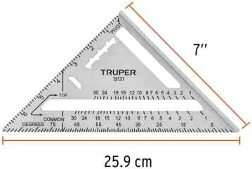 Aliuminio dailidės kampainis 7 "(177 mm) Truper®