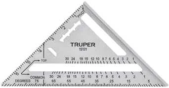 Aliuminio dailidės kampainis 7 "(177 mm) Truper®
