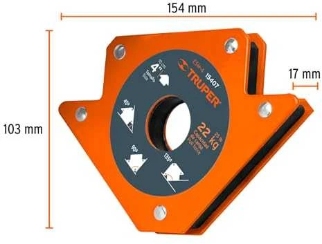 Suvirinimo magnetas 103x154mm Truper®