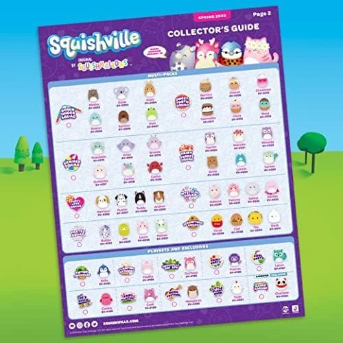 Žaislų rinkinys - Jazwares Squishville Tiptop medžio namelis