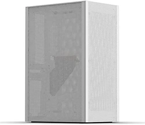 Ssupd Meshlicious Full Mesh PCIE 4.0 Edition Mini-ITX kompiuterio korpusas – baltos spalvos