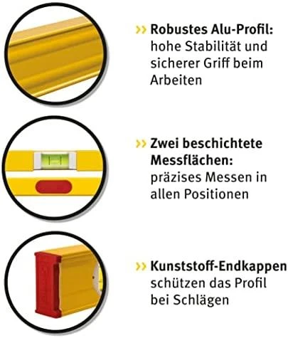 Sustiprintas gulsčiukas su magnetu STABILA 80 ASM 150 cm