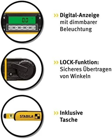 Kampamatis skaitmeninis TECH 700 DA 45cm, Stabila