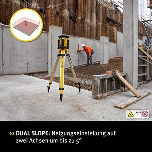 Lazerinis rotacinis nivelyras LAR 350 + trikojis + liniuotė, Stabila