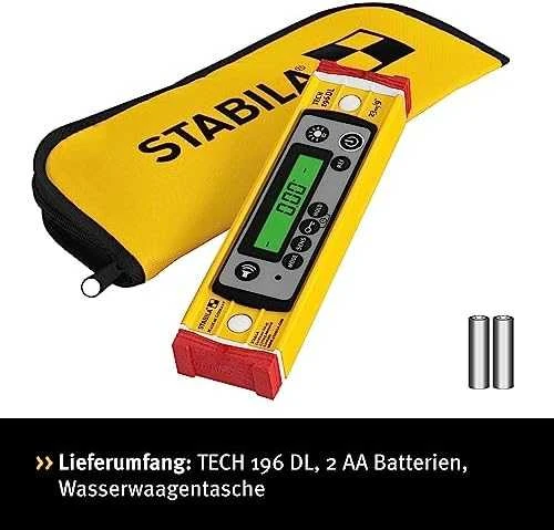 Elektroninis gulsčiukas STABILA IP67 Tech 196 DL 23cm