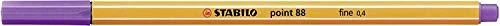 88 TAŠKAS APDAILOS PENTER RINKINYS 8 SPALVOS PASTELĖS STABILO 88/8-01
