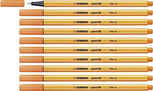 Stabilo Point 88/30 rašiklis šviesiai cinoberinis