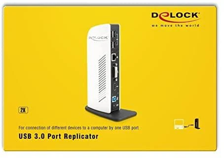 Šakotuvas Delock USB 3.0 prievado replikatorius