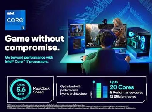 Procesorius Intel CPU Desktop Core i7-14700K (iki 5.60 GHz, 33MB, LGA1700) box