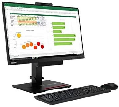 Monitorius Lenovo ThinkCentre Tiny-in-One 24 (Gen 4) 23,8 colio, IPS, 1920 x 1080, 16:9, 4 ms, 250 cd/m², Integruotas garsiakalbis (-ai), Juodas, 1080p kamera su dviem mikrofonais, skirta VOIP , LED indikatorius, 60 Hz, HAS