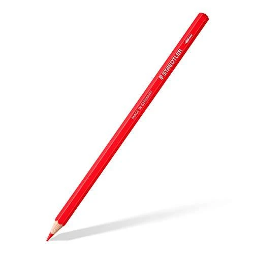 Raudonas Staedtler spalvotas pieštukas