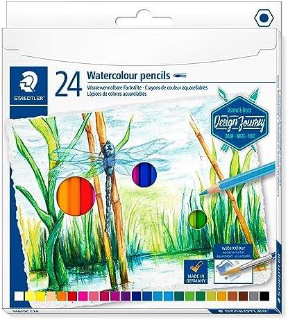 Staedtler akvareliniai pieštukai 24 spalvos