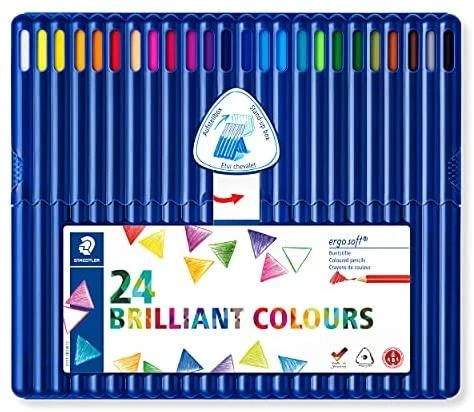 Staedtler - Ergosoft - spalvoti pieštukai, 24 vnt (157 SB24)