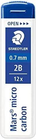 Staedtler STAEDTLER Feinmine Mars mikro 0,7 mm 2B 12St 12 Stück