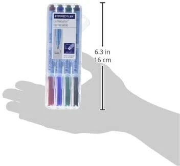 Staedtler STAEDTLER Folienstift Lumocolor correct F 4ST