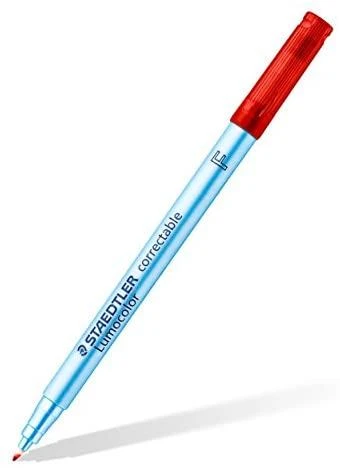 Staedtler STAEDTLER Folienstift Lumocolor correct F 4ST