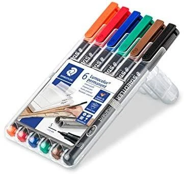 Staedtler STAEDTLER Folienstift Lumocolor S perm 6St