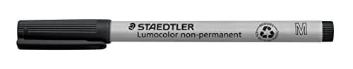 Staedtler LUMOCOLOR Sauso trynimo žymeklis OHP M, 4 spalvų dėklas (STA018)