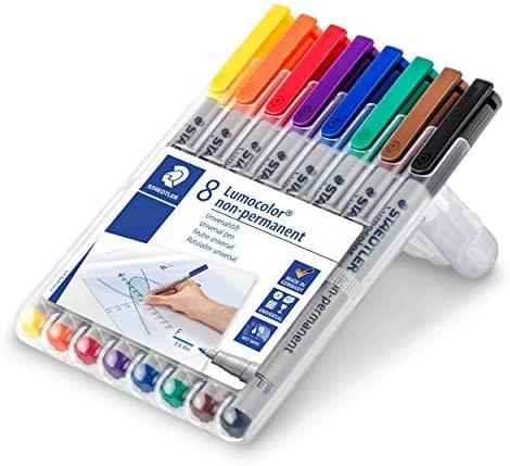 Staedtler STAEDTLER Folienstift Lumocolor F nonperm 8St