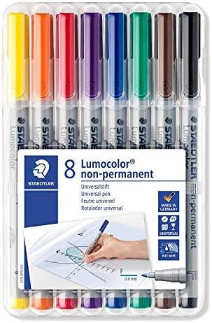 Staedtler STAEDTLER Folienstift Lumocolor F nonperm 8St