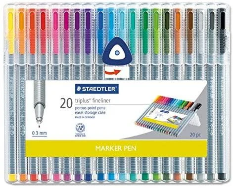 Staedtler triplus fineliner 20 spalvų