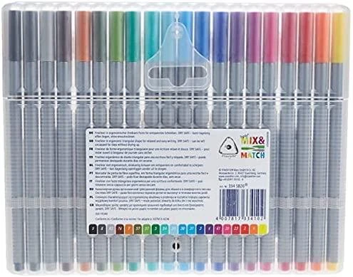 Staedtler triplus fineliner 20 spalvų
