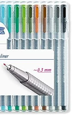 Staedtler triplus fineliner 20 spalvų