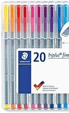 Staedtler triplus fineliner 20 spalvų