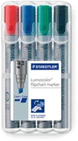 Staedtler Lumocolor flomasterio žymeklis, 4 vnt. dėžutėje
