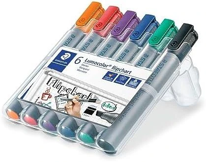 Staedtler Flipchartmarker Lumocolor 6St Box