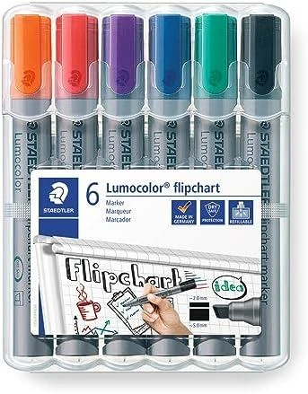 Staedtler Flipchartmarker Lumocolor 6St Box
