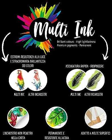 Staedtler STAEDTLER MultiInk Pigment Arts teptuko rašiklis 12er-Set Gamta mažmeninė prekyba