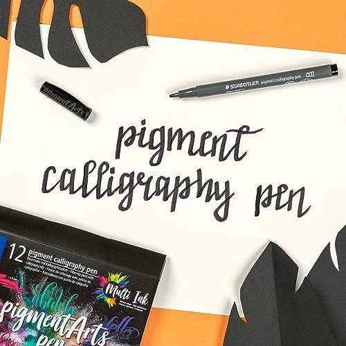 STAEDTLER MultiInk Pigment Arts kaligrafijos rašiklis 12er-Set mažmeninė prekyba