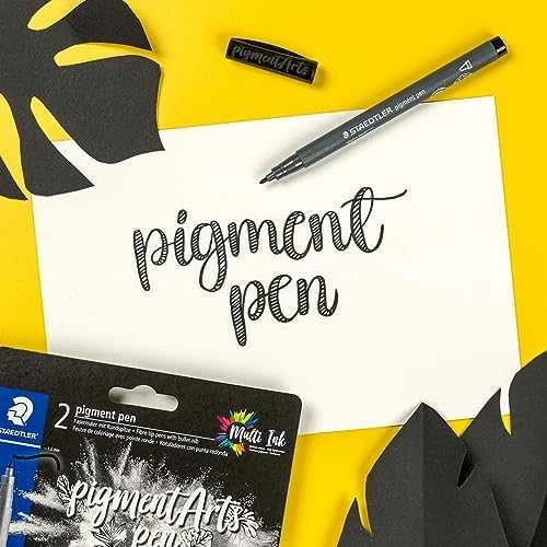 Staedtler MultiInk Pigment Arts intensywny długopis juoda komplektas 2 vnt. retail