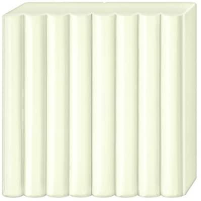 Modelinas FIMO EFFECT, 57 g, naktį šviečianti balta sp.