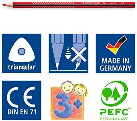 Staedtler STAEDTLER Buntstift Noris spalva 18+6