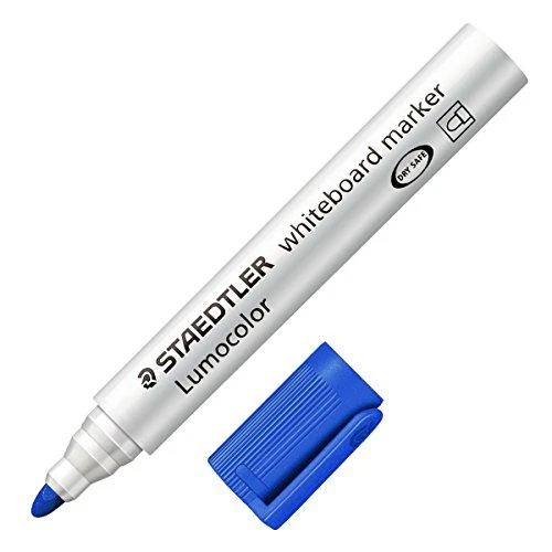 Žymeklis baltai lentai STAEDTLER LUMOCOLOR 351, 2 mm, MĖLYNA