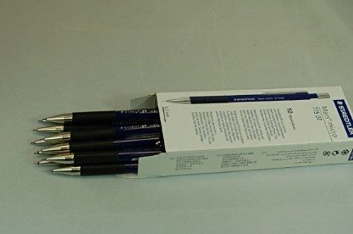 Staedtler Mars micro 775 0.7mm, Juoda, Mėlyna, Juoda, 0.7 mm, Metalas, 0.7 m, Išsukamas
