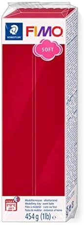 Fimo FIMO Mod.masse Fimo soft 454g kirschrot