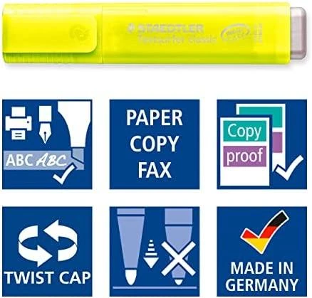 Staedtler Classic biuro paryškintuvas 8 spalvų