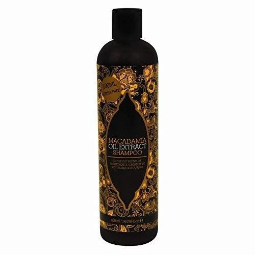 Šampūnas švelniai valo ir gaivina pažeistus plaukus Xpel Macadamia Oil Extract 400ml