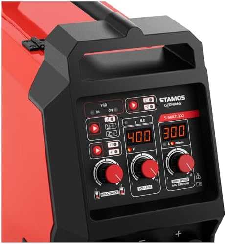Stamos Germany Daugiafunkcinis suvirinimo aparatas MIG/MAG TIG MMA FCAW 300 A 400 V